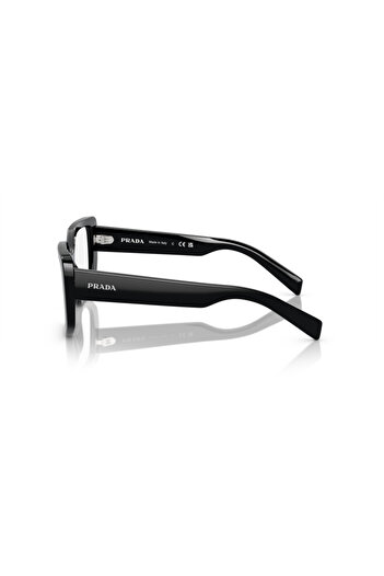 Prada Woman Irregular Eyeglasses- Pr A04v - Lense Size:52mm - Black