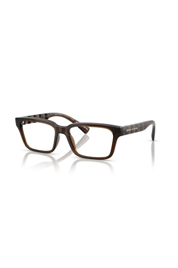 Armani Exchange Man Rectangle Eyeglasses- Ax 3116 - Lense Size:55mm - Shiny Transparent Green