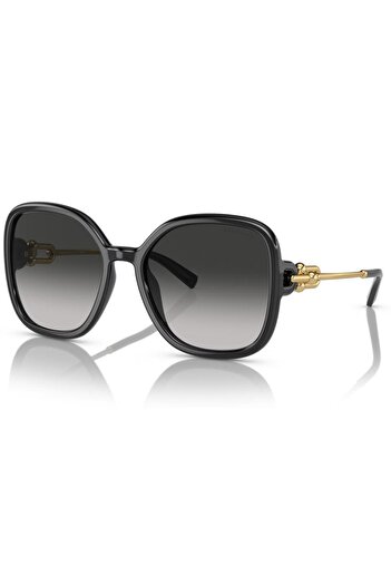 Tiffany Woman Square Sunglasses- Tf 4202u - Lense Size:57mm - Black
