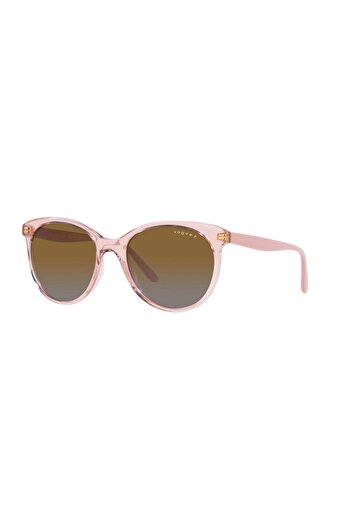 Vogue Woman Phantos Sunglasses- Vo 5453s - Lense Size:53mm - Transparent Pink