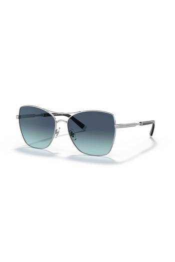 Vogue Tiffany Woman Square Sunglasses- Tf 3084 - Lense Size:59mm - Silver