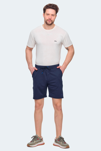 Slazenger NELE IN Erkek Cepli Fıtness Lacivert Şort