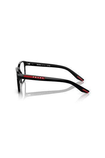 Prada Linea Rossa Man Square Eyeglasses- Ps 06pv - Lense Size:55mm - Black