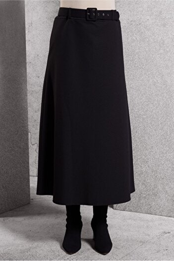 Alvina 60628 Model Belted Skirt