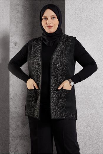 Alvina Large Size Knitting Vest 20627