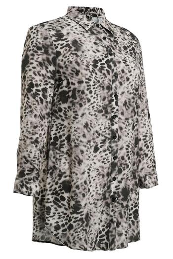 Alvina Buttoned Patterned Tunic 2857