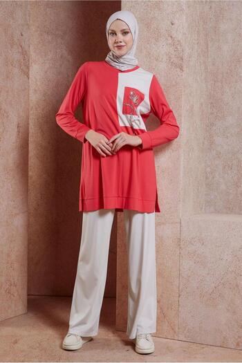 Alvina Tracksuit Set 44700 - with Embroidery Detail and Trousers