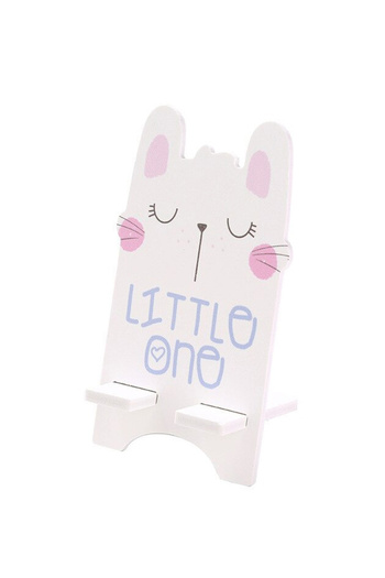 Generic Korean-style Cute Cartoon Wooden Mobile Stand - Cat