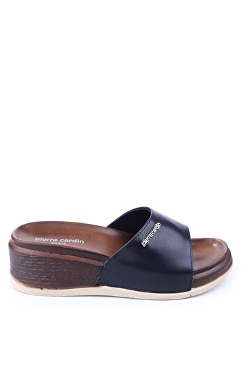 Pierre Cardin Pc-7030 5 cm Wedge Sole Anatomical Women's Slippers