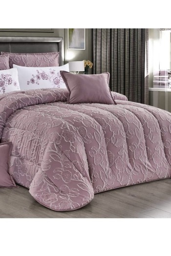 Moon Luxury Embroidered Jacquard Bedspread, 8 Pieces, 250x230cm, 200x200cm, 78x50cm, 48x48cm, 6kg