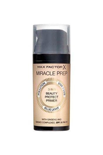 Max Factor برايمر ميراكل بريب الواقي بعامل حماية من الشمس 30 وحماية ممتازة 30 مل بيج