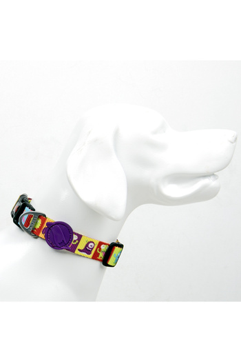 Tailpetz Alliens Neck Collars Adjustable Durable and Comfortable Dog Pattern Neck Collar