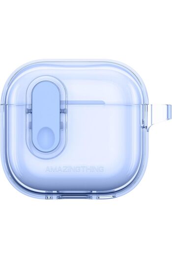 Amazingthing Amazing Thing MINIMAL for AirPods 4 (2024) case cover with Carabiner - Blue
