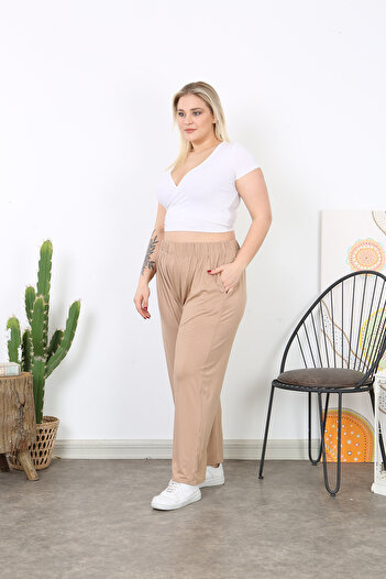 XL Modam Women Lycra Viscose Trousers