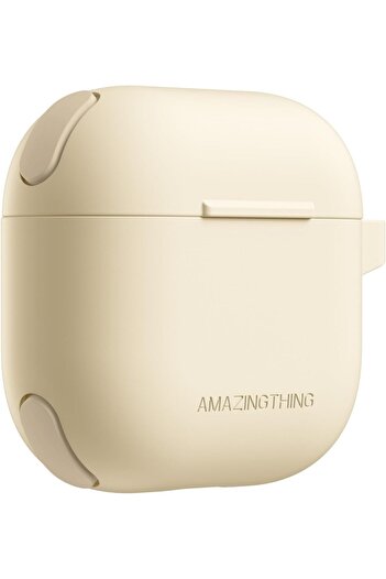 Amazingthing Amazing Thing Omni for AirPods 4 (2024) case cover with Carabiner - Desert Titanium