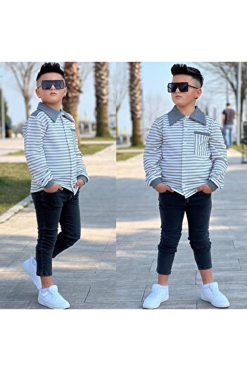 Yalçınoğlu Kids Elegance Special for the Holiday: Boy's Combo I Holiday Elegance for Little Lords! I Boy's Shirt