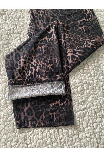 DÜVEN Leopard Women's Single Bottom Pajamas - Cotton Pajama Bottoms