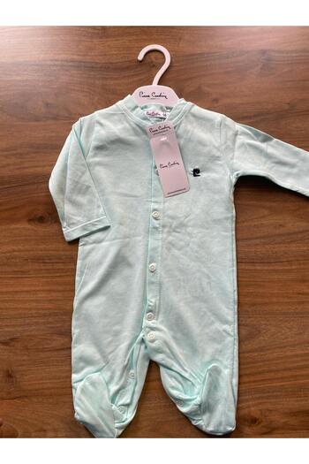 Pierre Cardin 100% Cotton Baby Rompers with Snap Closure Booties