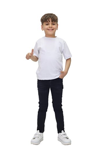 GZT TEKSTİL Erkek Çocuk Likralı Kot Pantolon