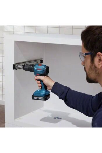 Bosch Gsb 185 LI Tek Akülü Kömürsüz Darbeli 23 Parça Aksesuar Set+ 43 Parça Matkap Ucu Vidalama Ucu