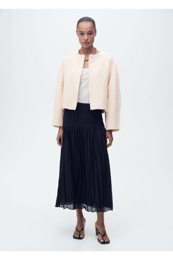MANGO Woman Oversize Cotton Jacket