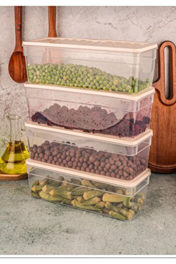 VİZYON Refrigerator Organizer Set Refrigerator Organizer Icebox Storage Container