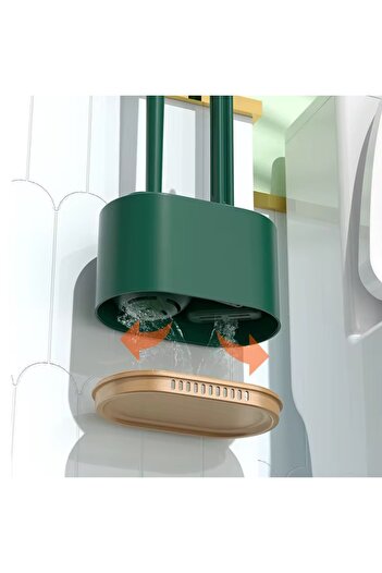 BLUE SİDE 3 Çok Fonksiyonlu Banyo Mutfak WC Temizleme Fırçası Banya Asılabilir Fırça