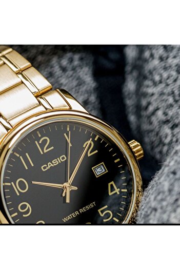 Casio Casio Men's Analog Dress Watch MTP-V002G-1BUDF - 40 mm - Gold