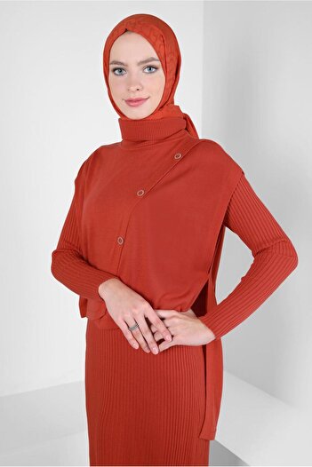 Alvina Knitwear Suit - 44091 Model, Two Piece Set