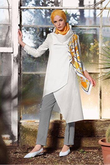 Alvina Asymmetrical Cotton Tunic 4095