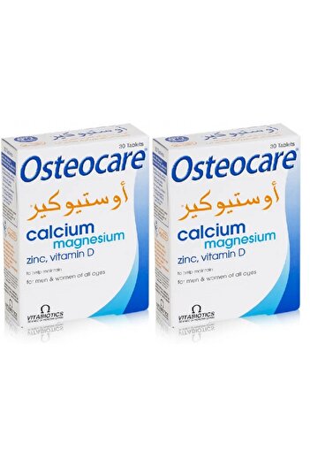 Vitabiotics أوستيوكير كالسيوم وماغنسيوم لتقوية العظام 60 قرصًا × 2