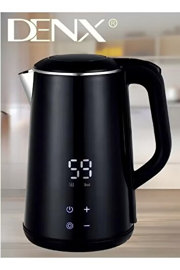 Denx 1.6L Stainless Steel Kettle, Mini Kettle, Set Temperature to 45°C-100°C, Auto Shut-Off, 1500W DX2087