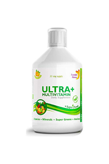 Swedish Nutra Ultra Plus Multivitamin Liquid 500Ml