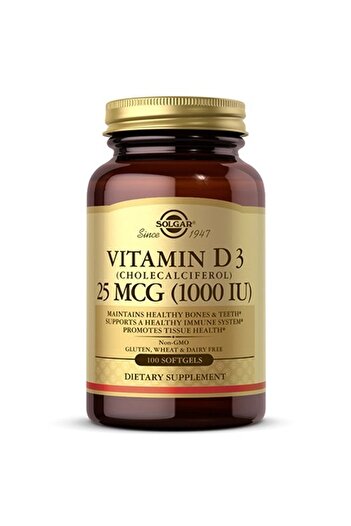 Solgar Vitamin D3 1000Iu Cholecalciferol 100S