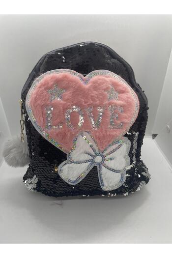 ALFA AKSESUAR 03 big size girls' bag with love writing