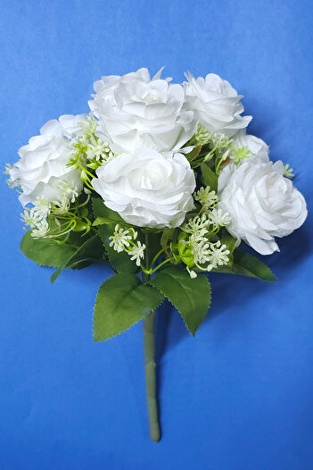 MD Aspiz Flowers Artificial Luxurious Peony Rose Bouquet Cipsolu _ Bridal Bouquet Engagement Dear Promise Arrangement Cipso Decor