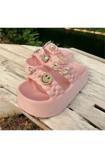 Hızlı Al Girl's Stone Slippers.Garden Beach Pool Stone Slippers Suitable for Daily Use