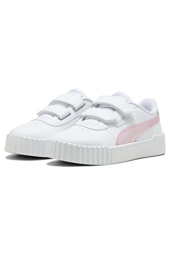 Puma Carina 3.0 Blurry Dreamsv Ps 400609-01 Orthopedic Children's Sports Shoes White