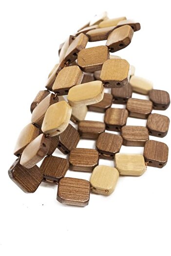 Generic 4Bamboo Wooden Coasters,Heat-Resistant Bamboo Coaster and Hot pot holder, Diameter 20 cm