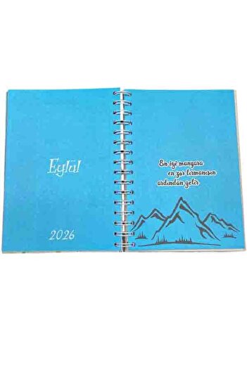 Lizy 2025 Eylül - 2026 Aralık Spiralli Akademik Ajanda A5 15x21 cm Tasarım-7