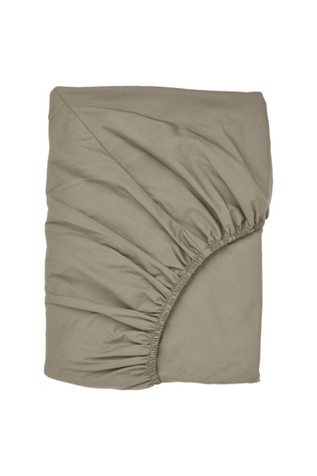 IKEA ULLVIDE Grey-Beige Fitted Sheet 90x200 cm – Soft, Breathable & Durable Bedding