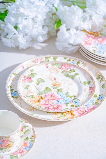 ACAR Freya 19 Piece Cake Set for 6 People