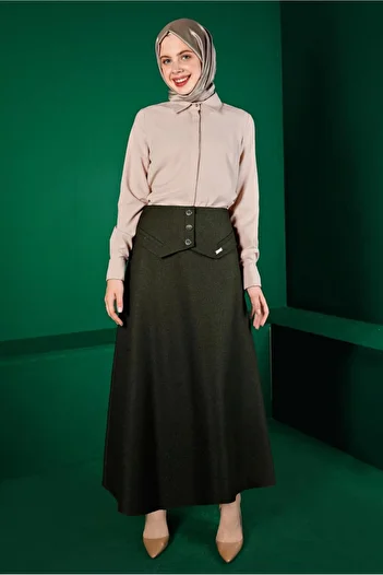 Alvina Hidden Buttoned Blouse 43373