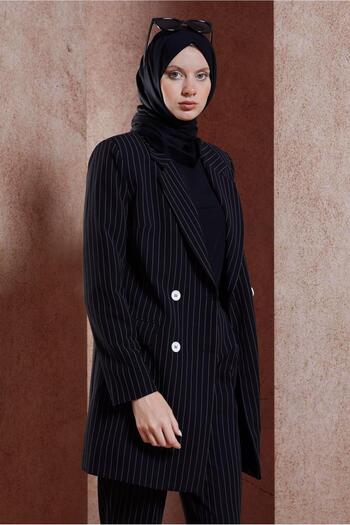 Alvina 30421ModelStriped Trousers Set