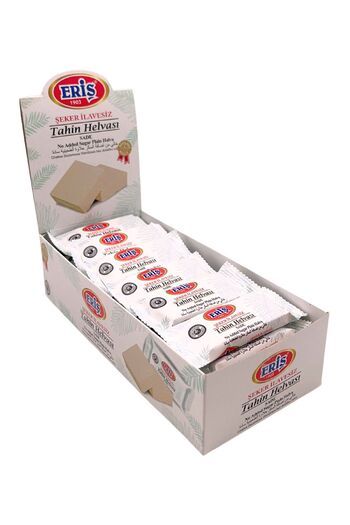 Eriş Helva 20 g Tahini Halva Without Added Sugar Pack of 24