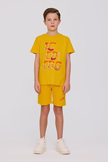 Iceberg BG Store Boy's Yellow Tshirt