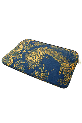 NO BRAND Husă colorată pentru laptop, din catifea, brand Muziy, model ANTIQUE, 13"