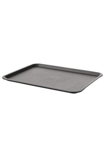 IKEA TILLGANG Grey Plastic Serving Tray - 37x29 cm