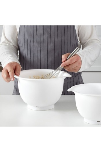 IKEA VISPAD Mixing Bowl Set (2 Pc., White) – Durable & Versatile Kitchen Essential