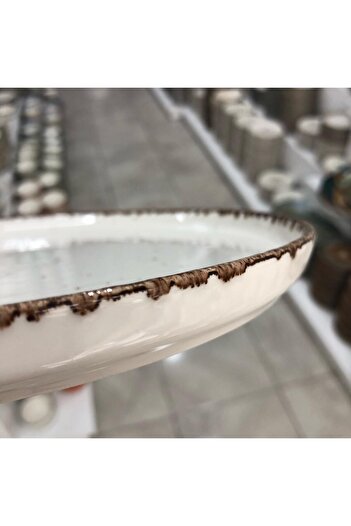 SARE Porcelain Serving Plate (Dopple) Porcelain (25cm) Presentation Dish